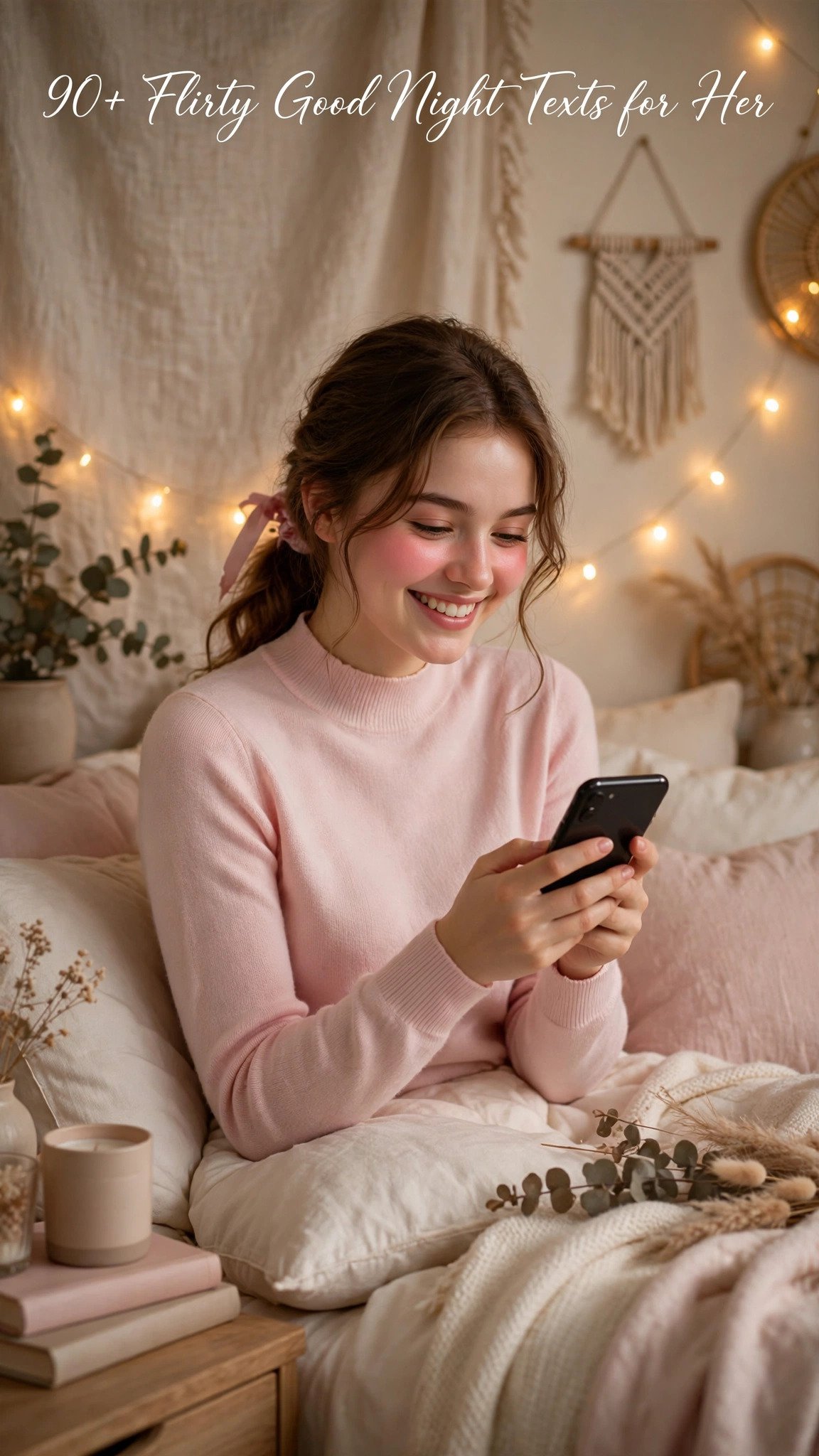 90+ Flirty Good Night Texts for Her to Make Her Blush